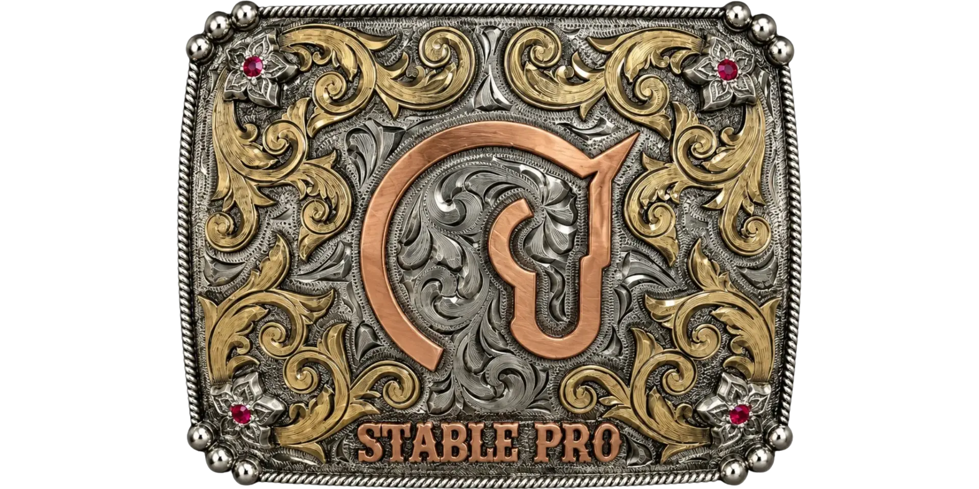 Custom STABLE pro trophy buckle